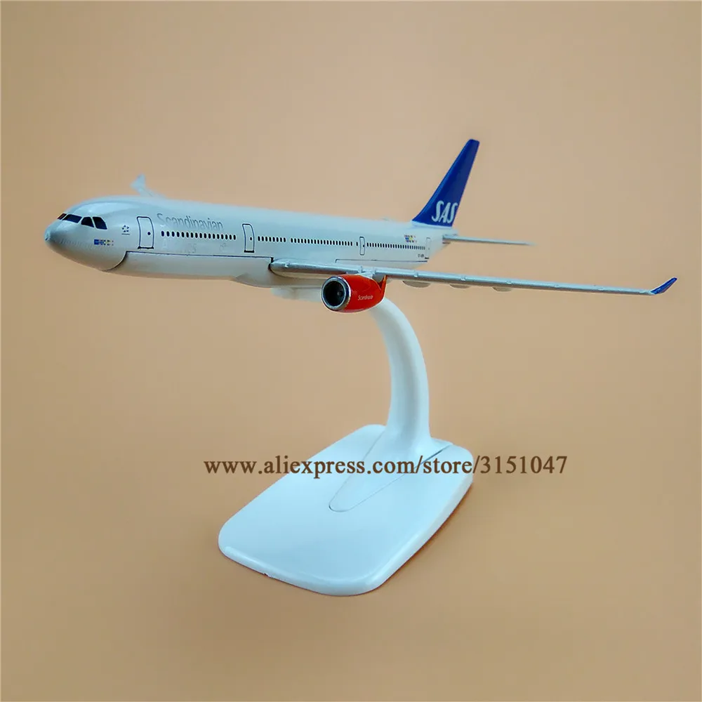 16 см Air скандинавский SAS Airlines A330 Airbus 330 Airways металлический сплав модель самолета самолет литье под давлением