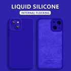 Силиконовый чехол для iPhone 13 12 Pro 11 Pro Max XR XS X 7 8 Plus SE 2