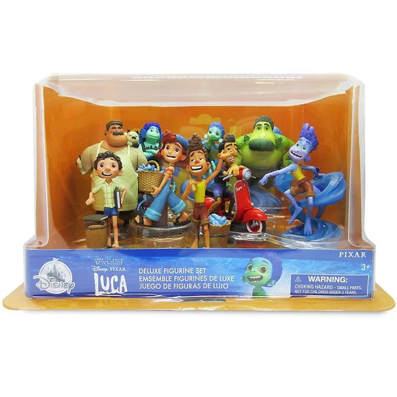 Новинка 9 шт. фигурки Disney Pixar Luca Альберто Machiavelli Джулия морской монстр роскошная