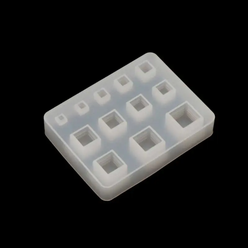 

All Size Square Round Triangle DIY Geometric Resin Silicone Mold Jewelry Tools