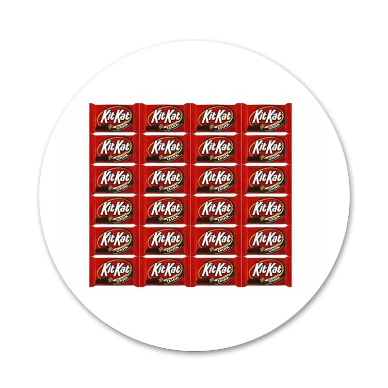 Набор kat chocolate kitkat Значки Металлические для фотографий | Дом и сад