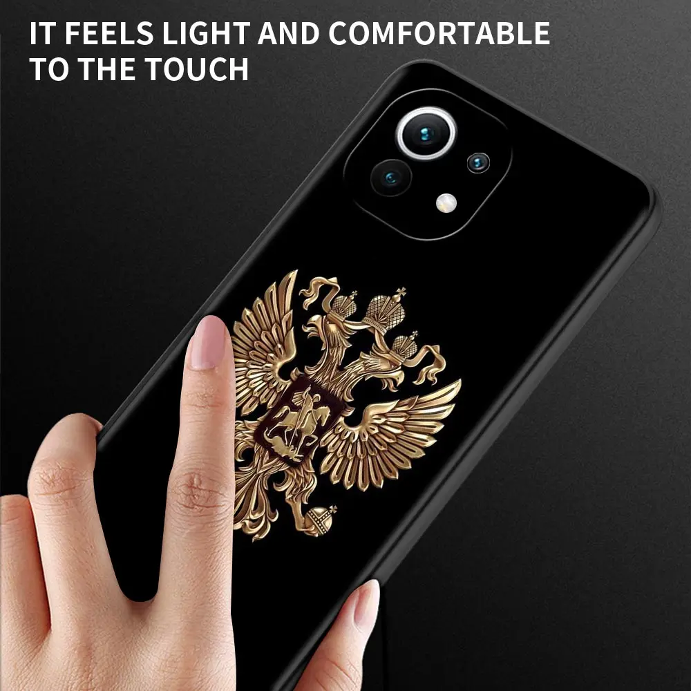 Russia Russian Flags Emblem For Xiaomi F3 X3 GT Poco X3 NFC M3 Pro F1 Para for MI Note 10 Pro Case For Xiaomi CC9 Pro A3 A2 Lite