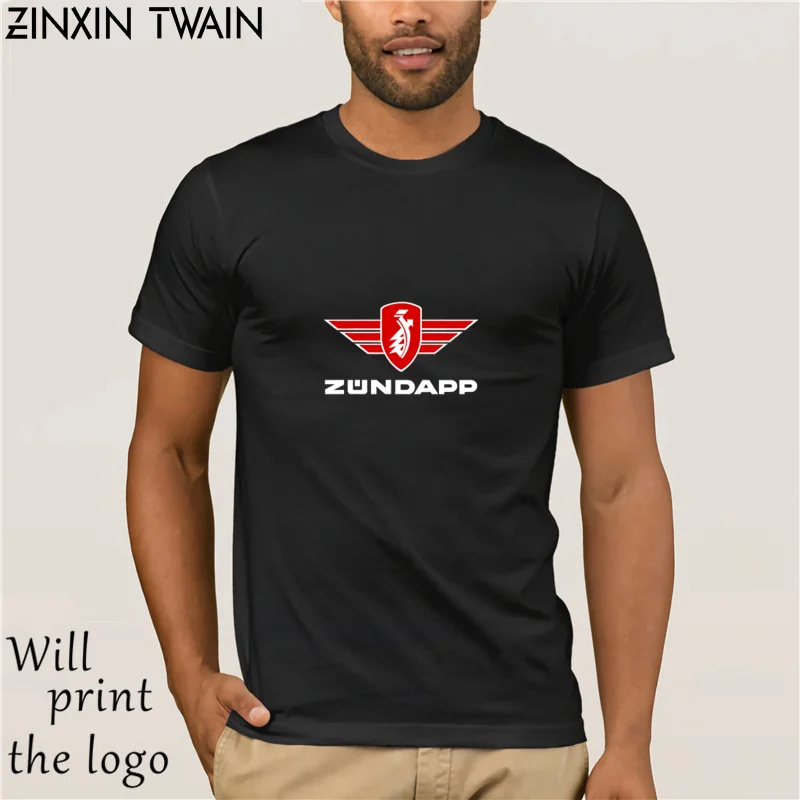 Мужская модная брендовая футболка новая мотоциклетная Черная Zundapp | одежда