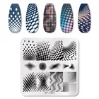 Пластины PICT You для стемпинга ногтей брызги Геометрия Дизайн штампов для ногтей трафарет DIY дизайн инструменты из нержавеющей стали