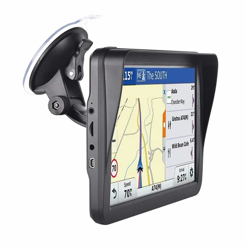 " дюймовый автомобильный gps-навигатор для грузовика Bluetooth AV-IN fm-передатчик с бесплатными картами Поддержка громкой связи камера заднего вида