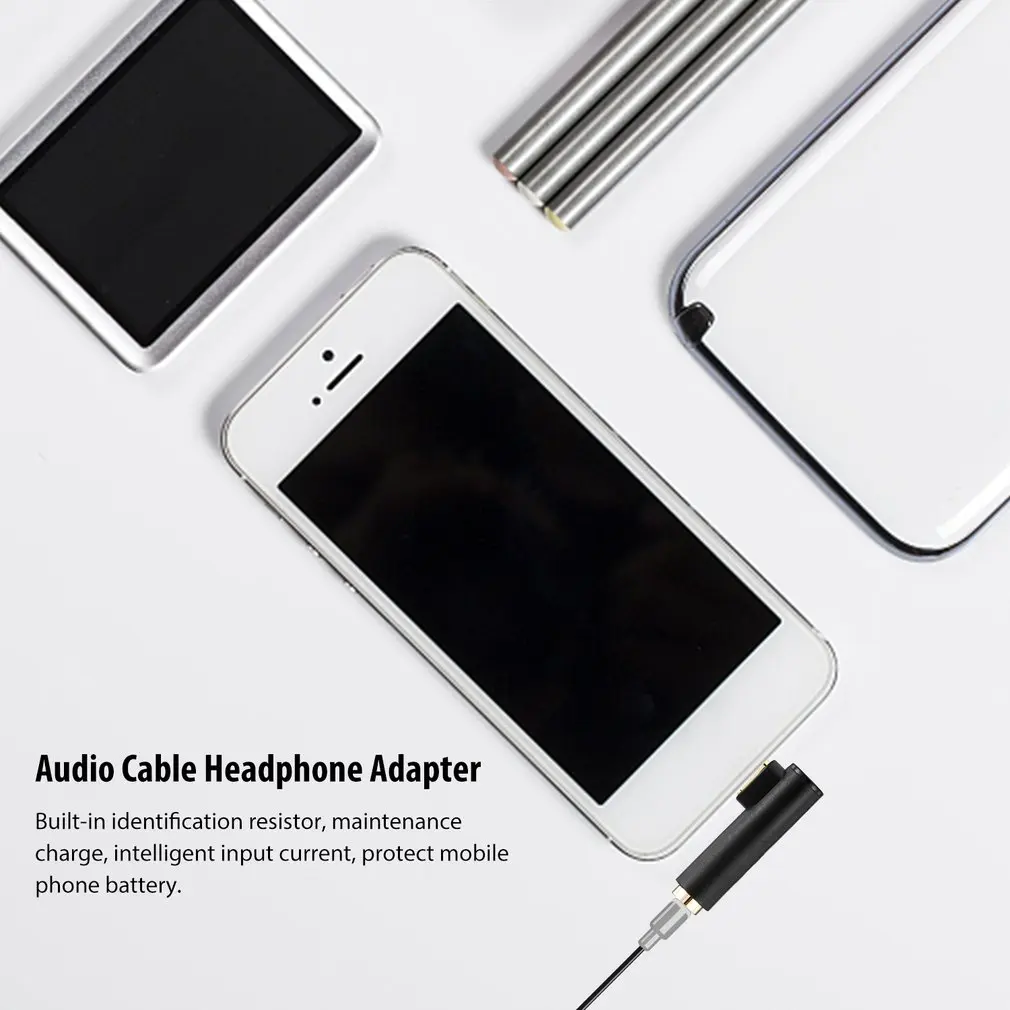 L Type USB C to 3.5mm AUX Audio Cable Headphone Adapter Type-C 3.5 Jack Earphone for Huawei Mate 10P20 Xiao mi 6 | Электроника
