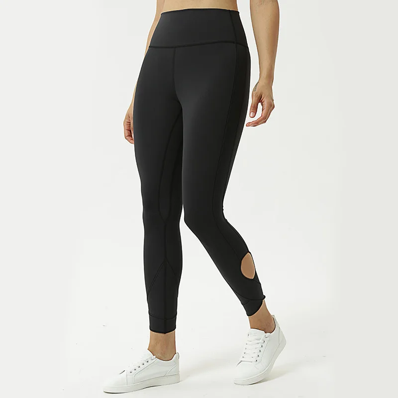 

R&W Pocket Women Sports Gym Yoga Running Ankle Pants Workout Quick Dry Squat Exercise Dance Leggings Legging Joggers Hip Up
