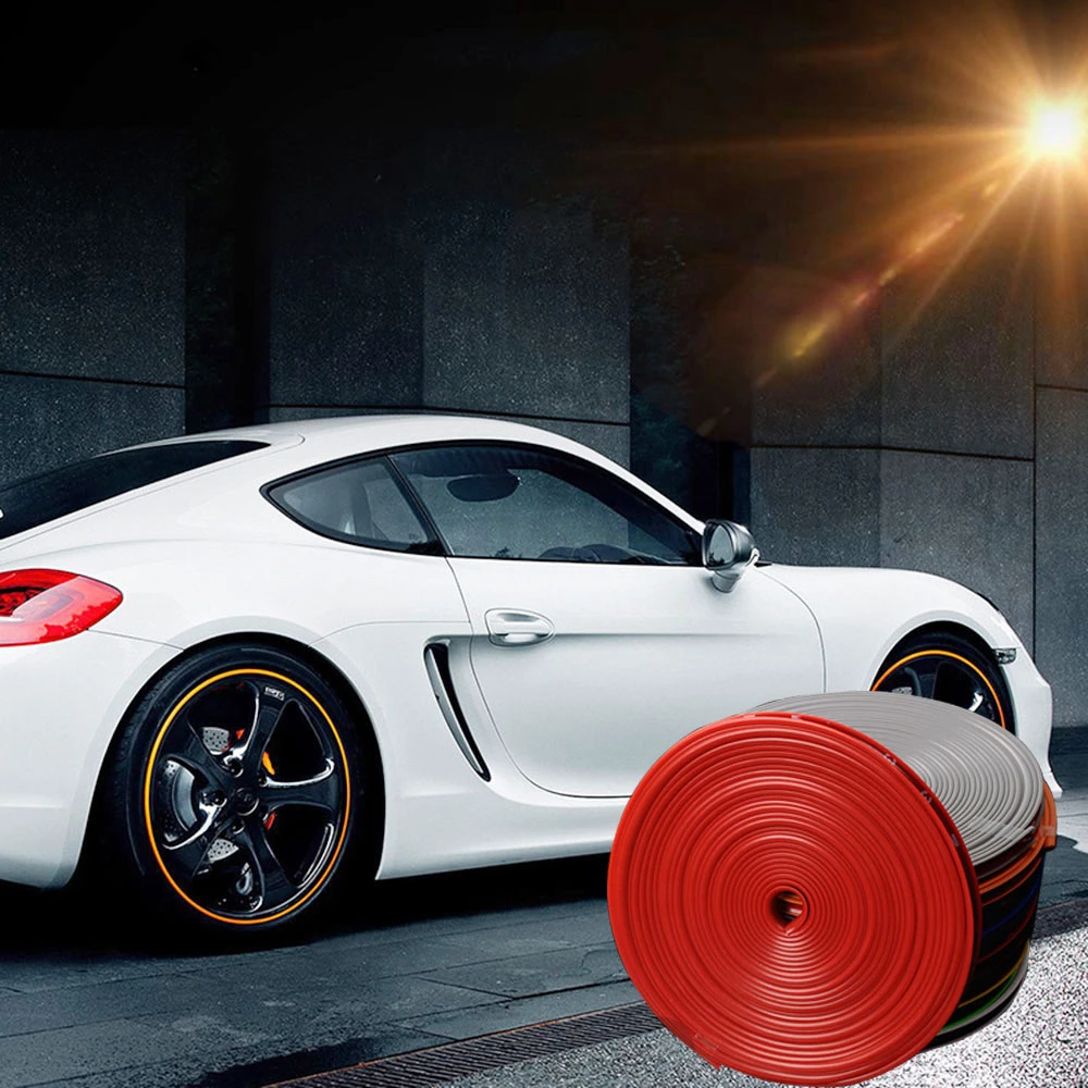 8 м стикер для защиты колеса автомобиля декоративная лента обода/защиты шин