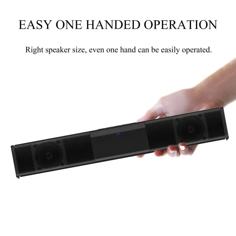 

10W Bluetooth Wireless TV Soundbar Sound Bar TV Speaker Subwoofer For TV/PC/Smartphone/Tablet/Remote Control