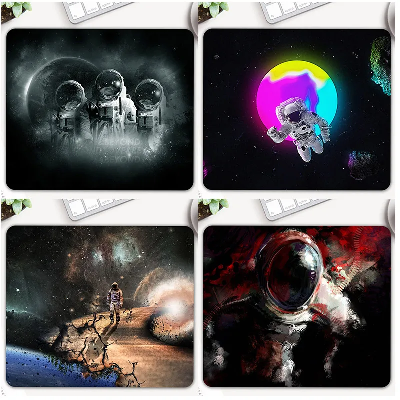 Большая Акция астронавт печатных Мышь коврик анти скольжения ноутбука PC Mause для