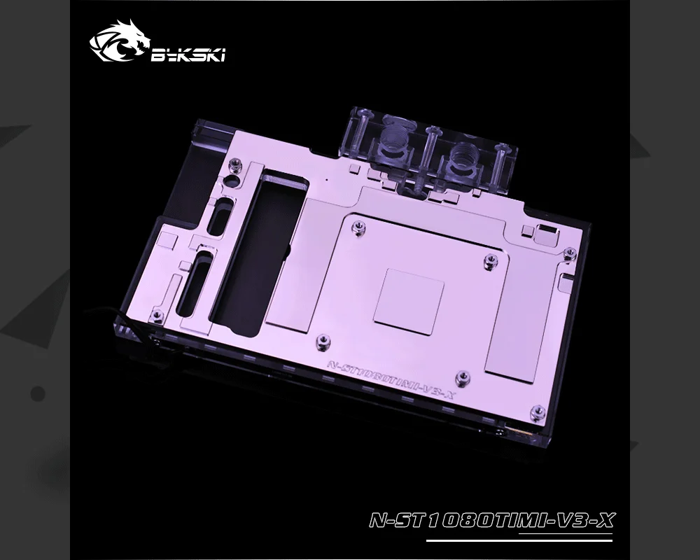 Bykski N-ST1080TIMI-X, полное покрытие видеокарты блок водяного охлаждения для ZOTAC GeForce GTX1080Ti Mini