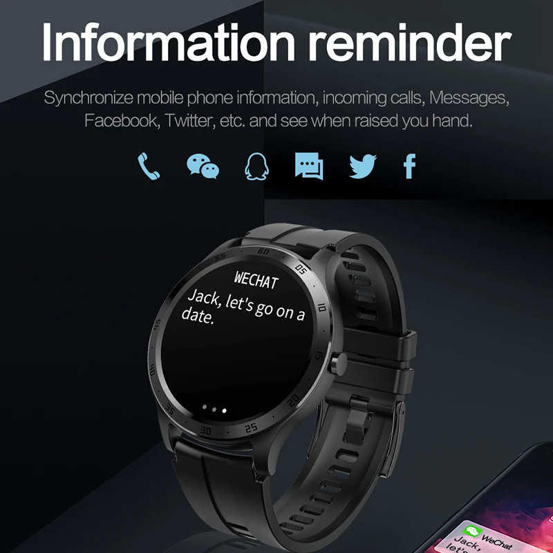 

LIGE New Smart Watch Full Touch Screen Ip67 Waterproof Fitness Tracker Blood Pressure Monitoring Smart Watch for Android iOS