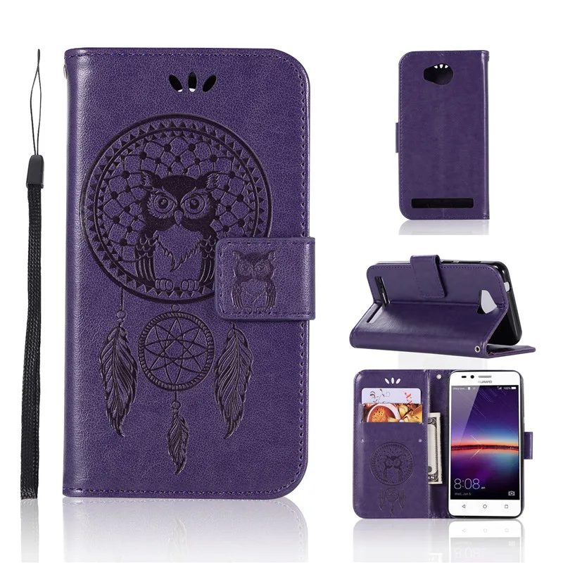 Чехол-бумажник из искусственной кожи для Huawei чехол-накладка телефона