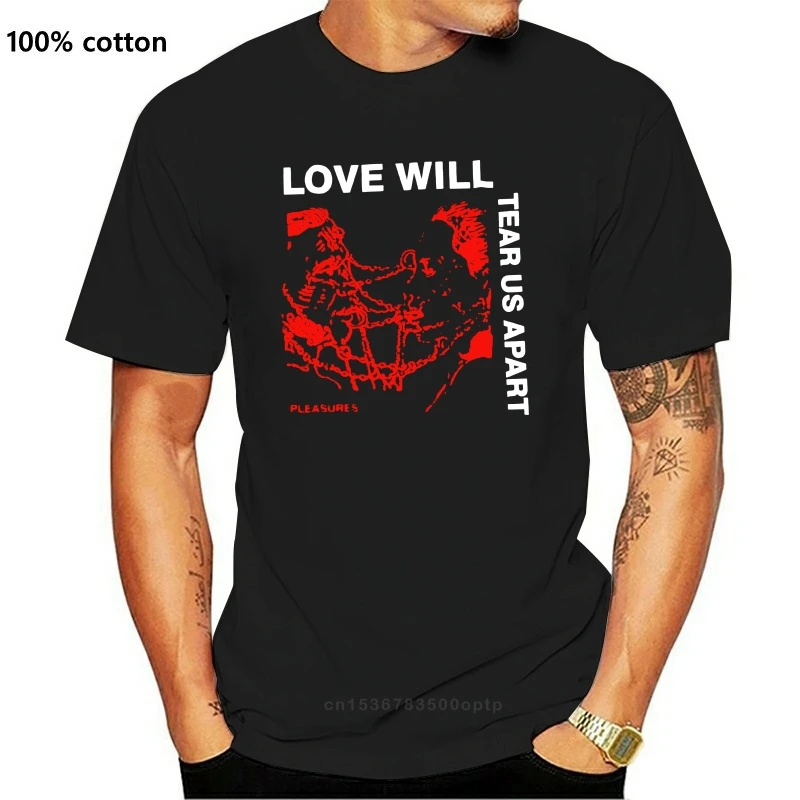 

Новинка, модная черная футболка в стиле унисекс с надписью Love Will Tear Us Off Tumblr, хипстерский топ в стиле панк