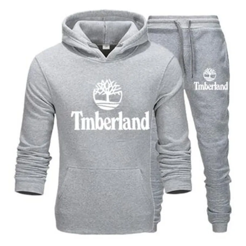 

2021 jogging men's sports hooded sportswear 2-piece hoodie and sweatpants