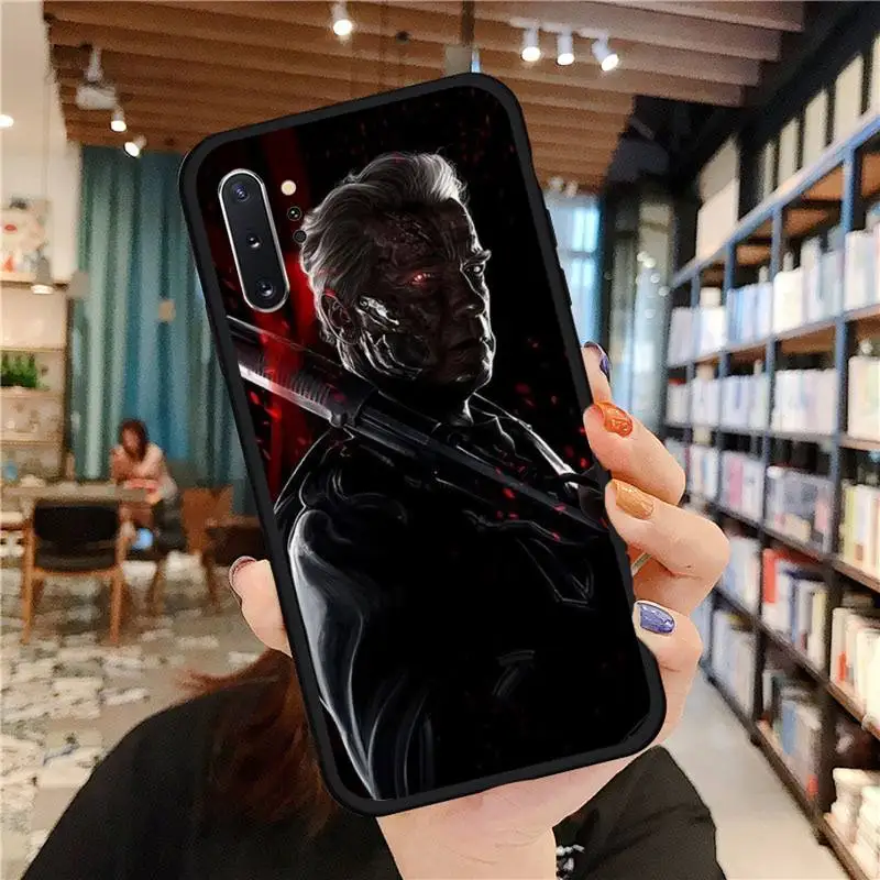 

The Terminator Arnold robot Phone Cases For Samsung A50 A51 A71 A20E A20S S10 S20 S21 S30 Plus ultra 5G M11 funda cover