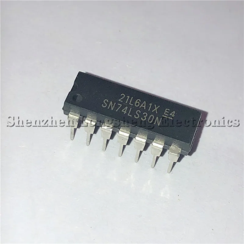 10 шт./лот Новый SN74LS30N DIP 14 74LS30 8 вход положительный NAND gate logic|Интегральные схемы| |