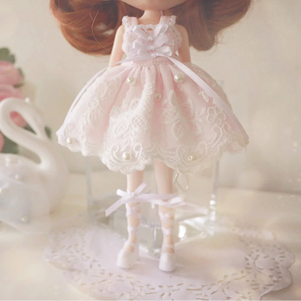 

doll dress suitable for joint Doll for licca azone ob27 OB24 for OB11 Hand made Tutu 10.29.10