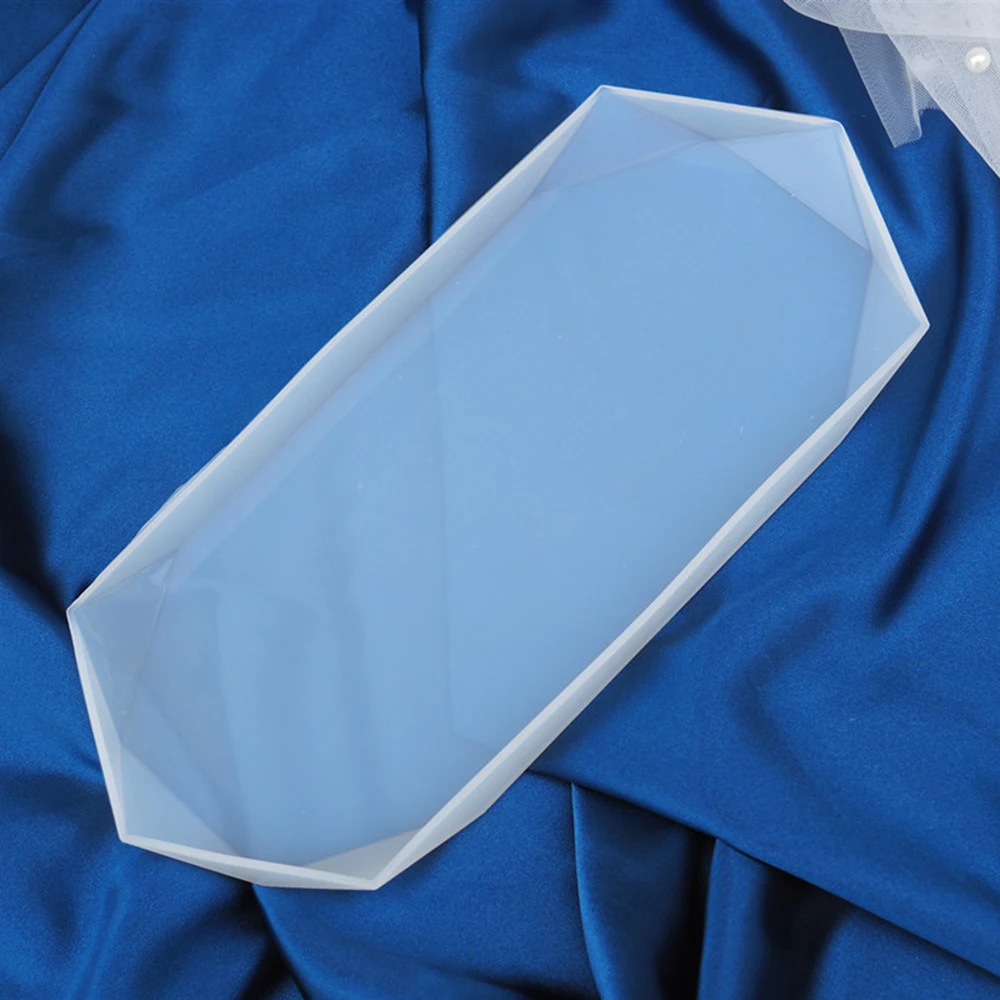 

2 Styles Diomand Coaster Molds for Resin Casting Silicone Coaster Molds for Ornament Cake Holder Resin Tray Coaster Mold Kit