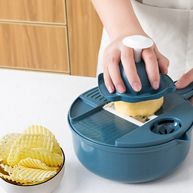 10 в 1 пищевая овощерезка для фруктов резак слайсер Dicer Choppers Mandoline Slicer фруктовый