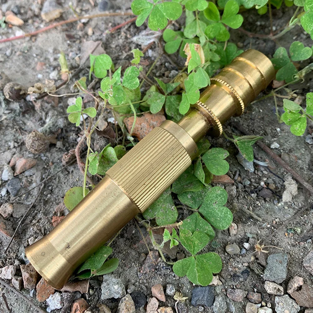 Садовый латунный Регулируемый распылительный шланг сопло высокого давления