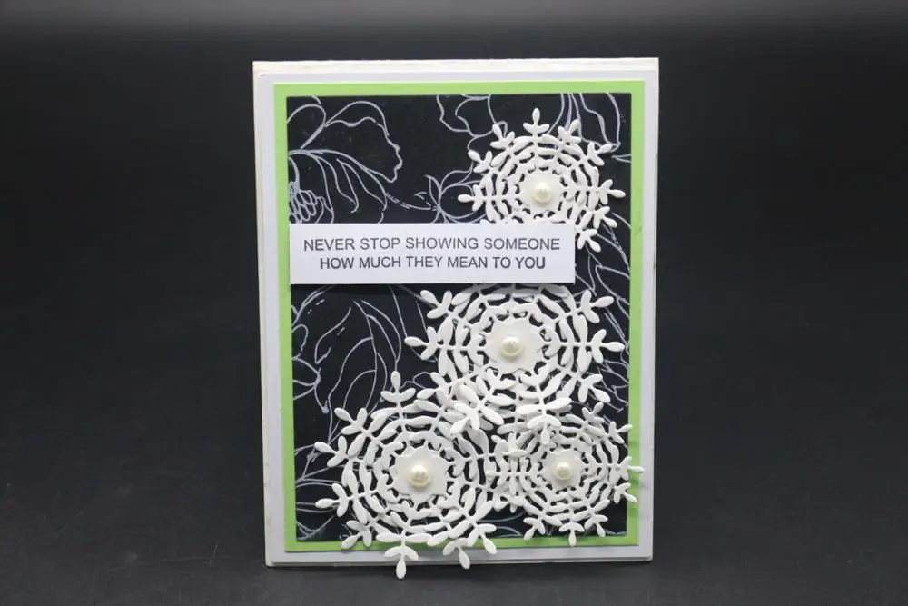 4 шт. снежинки Рождество Скрапбукинг умственная высечка Новое поступление сделай