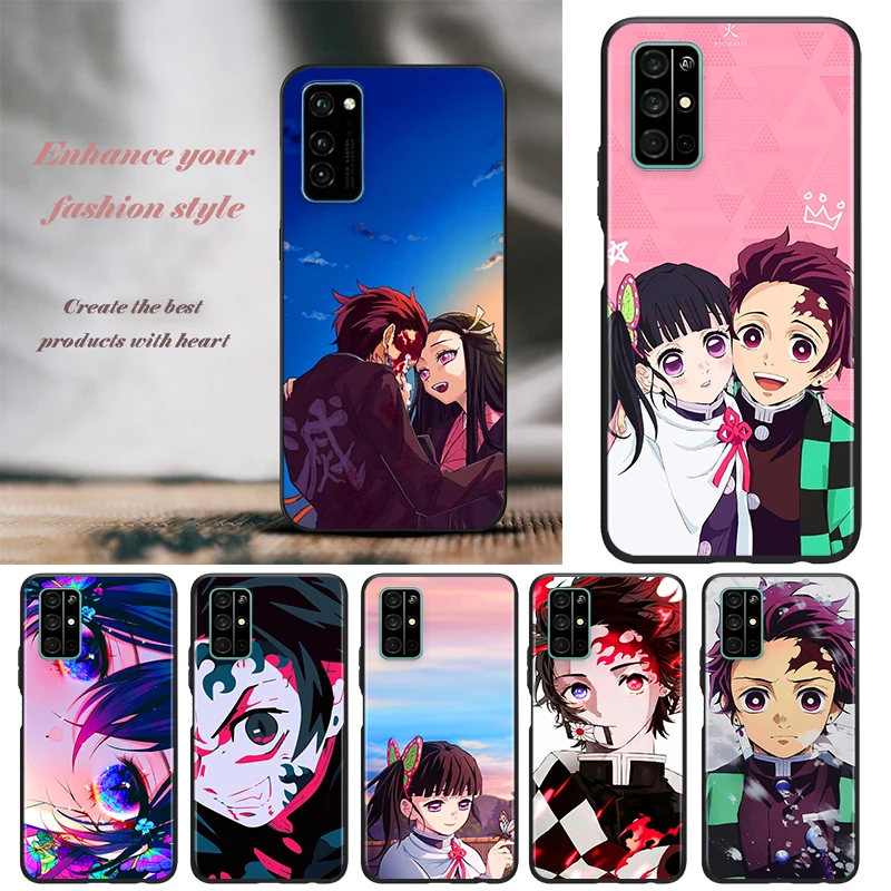 

Anime Demon Slayer For Honor Play 3E 5 5G 5T 8S 8C 8X 8A 8 7S 7A 7C MAX Prime Pro 2019 2020 Black Phone Case Soft Capa