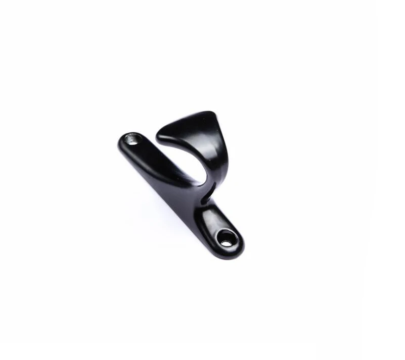 Aluminum hook Ctomeцинковый сплав черные ручки для шкафа американский стиль кухонный шкаф дверные ручки для выдвижных ящиков модное оборудование для обработки мебели - Цвет: Aluminum hook