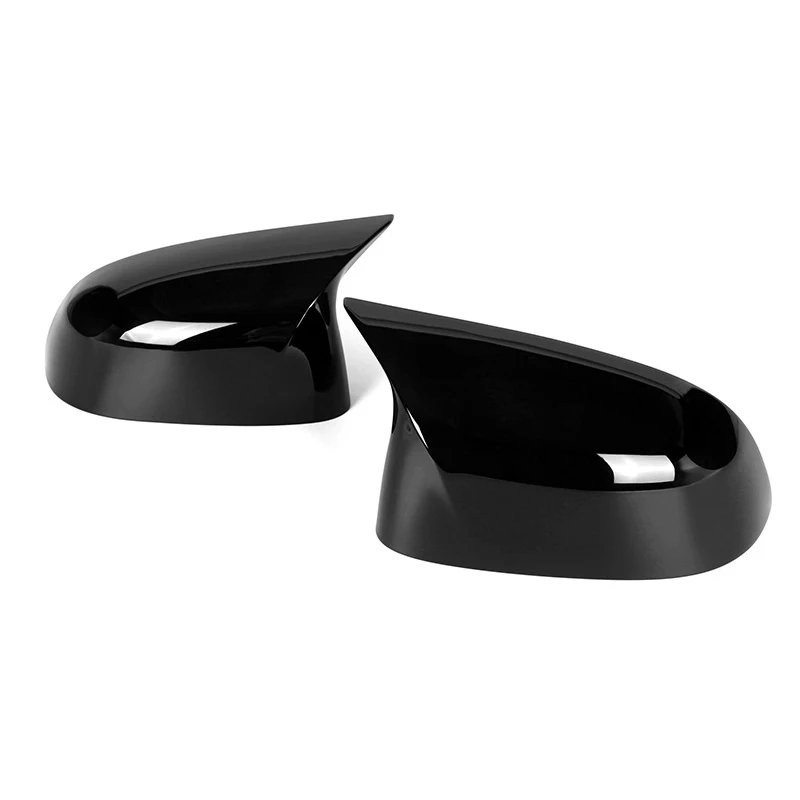 1 пара автомобильный глянцевый черный рогатый боковой M Стиль крыла дверные