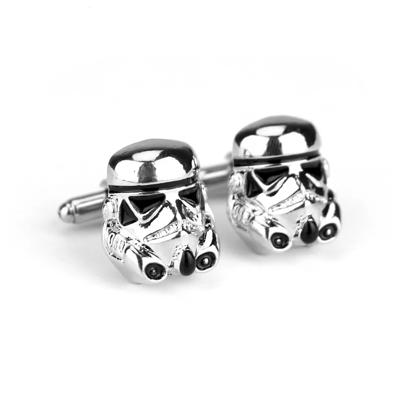 

20 Pairs Best Selling New High Quality Star War Cufflink Shirt Cuff Links Fashion Darth Vader Cufflinks For Party