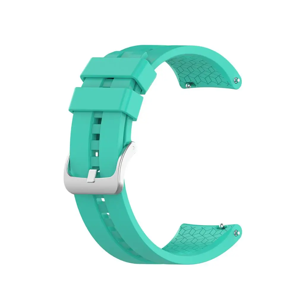 lake blue Официальный Стиль Силиконовый ремешок для huawei Watch GT 2 46 мм/GT2 Active 46 м Смарт-часы ремешок для huawei часы GT2 42 мм ремешок - Color: lake blue