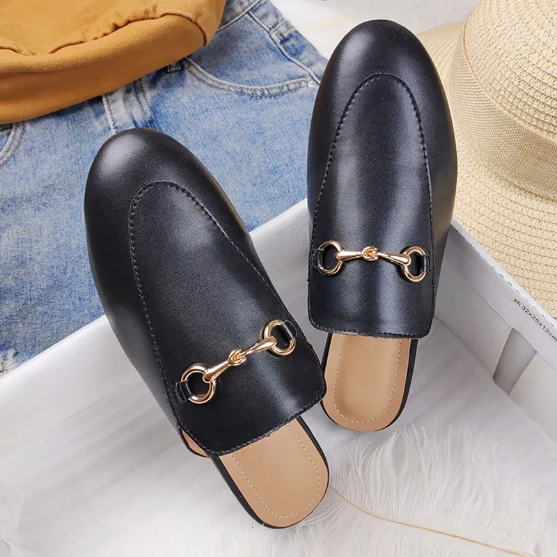 

Женские шлепанцы с металлическим украшением, уличные сандалии на платформе, удобные модные босоножки, весна-осень 2021