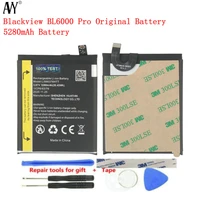 avy for blackview bl6000 pro battery replacement original batteria rechargeable liion batteries 5280mah