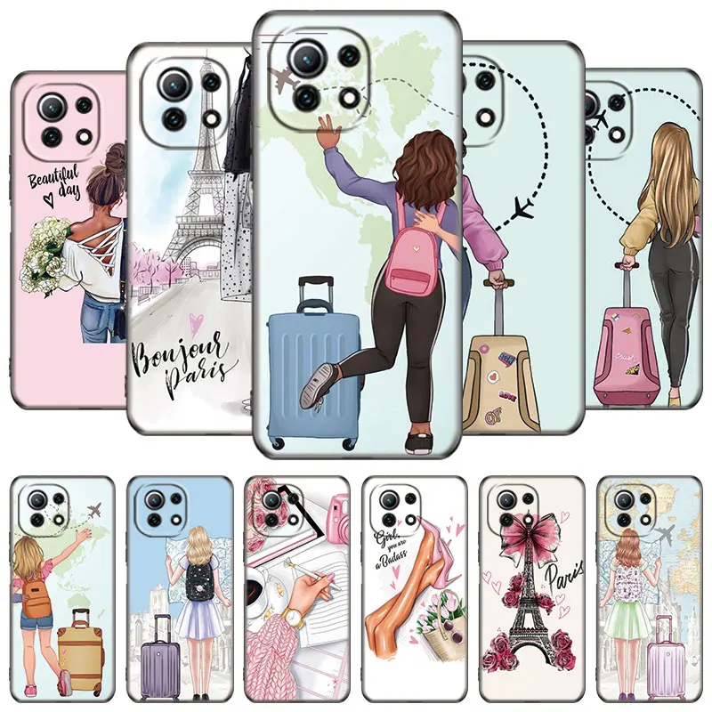 Чехол для телефона с надписью Best Friends Xiaomi Mi Redmi POCO X3 NFC GT F3 M3 10T 11T 7 7A K20 K40 Pro 11i A2 11 Lite CiVi