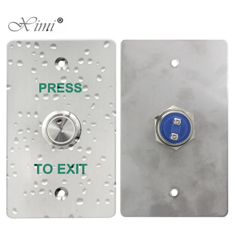 Дверной звонок из нержавеющей стали с сенсорной панелью и защитой класса