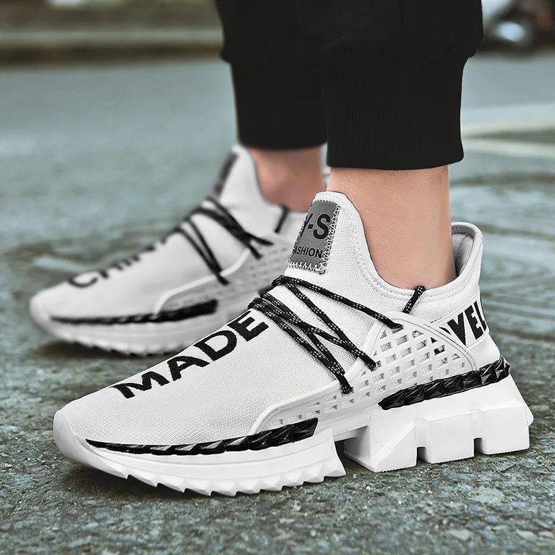 Кроссовки мужские на шнуровке повседневная трендовая обувь желтые |