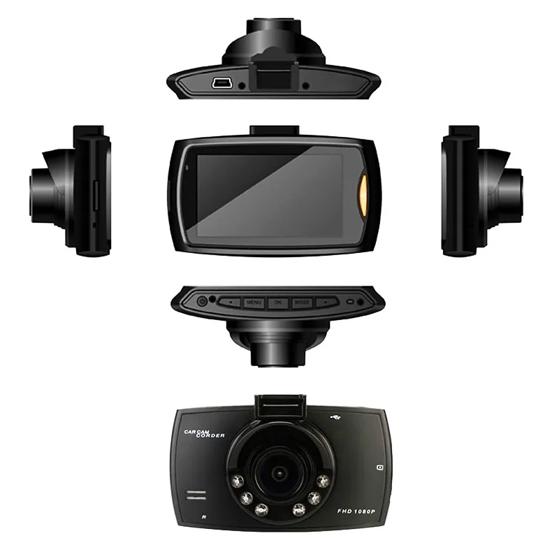 

G30 Driving Recorder Car DVR Dash Camera Full HD 1080P 2.2" Cycle Recording Night Vision Wide Angle Dashcam Video Registrar