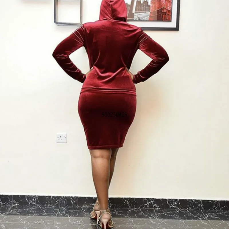 Комплект из 2 предметов женские бархатные африканская одежда в африканском стиле