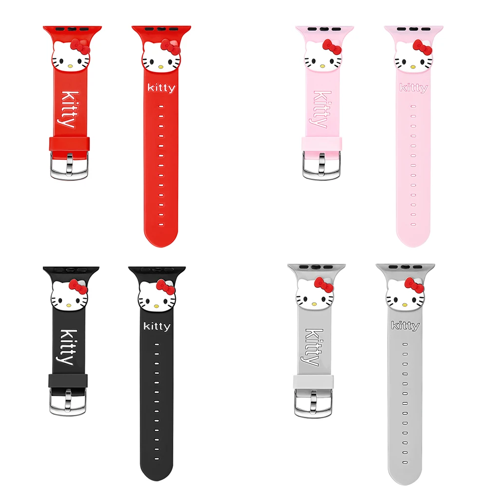 Ремешок для iwatch Apple Watch Series 1234 44 мм 40 мм 38 мм 42 мм Микки Маус Минни мультфильм ремешки для часов