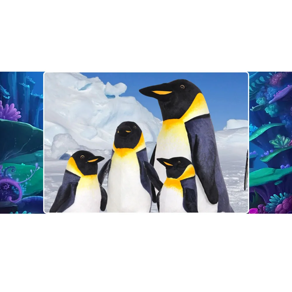 Большой Пингвин моделирование плюшевые куклы для детей симуляция моря игрушка в