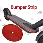 Красный бампер, защитная лента для скутера, детали для электрического скейтборда, автомобиля, скутера, декоративные полосы, защитные полоски, клейкая лента