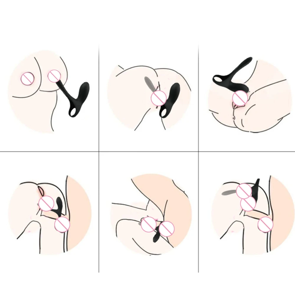 Вибратор для пениса с кольцом Стимулятор клитора и влагалища интимные игрушки