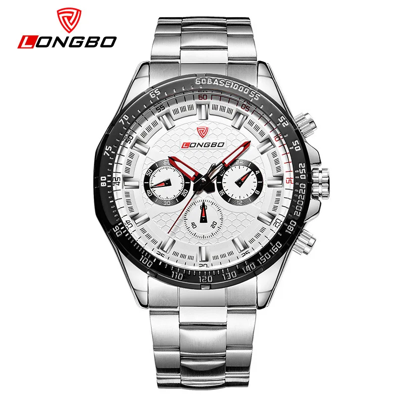 

Long Bo 80298 high-end men's watches business waterproof strip contracted fashion luminous watches wholesale