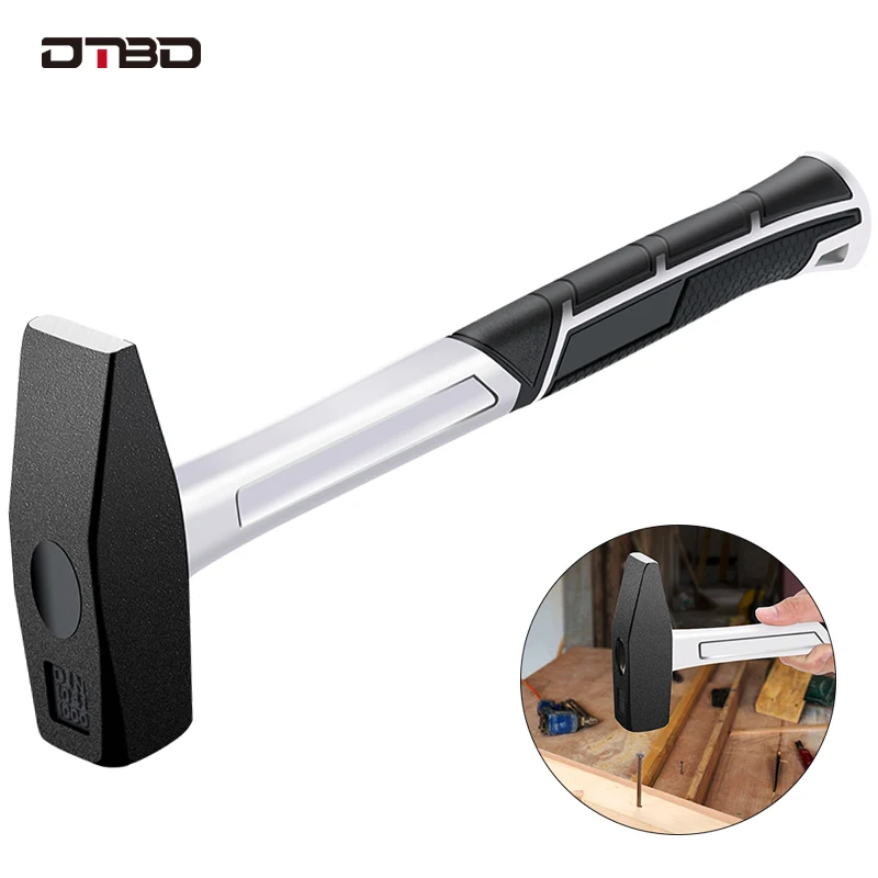 

DTBD Pure Steel Fitter's Hammer Duckbill Hammer Multifunctional Electric Welding Hammer Knocking Slag lat Head Geological Hammer