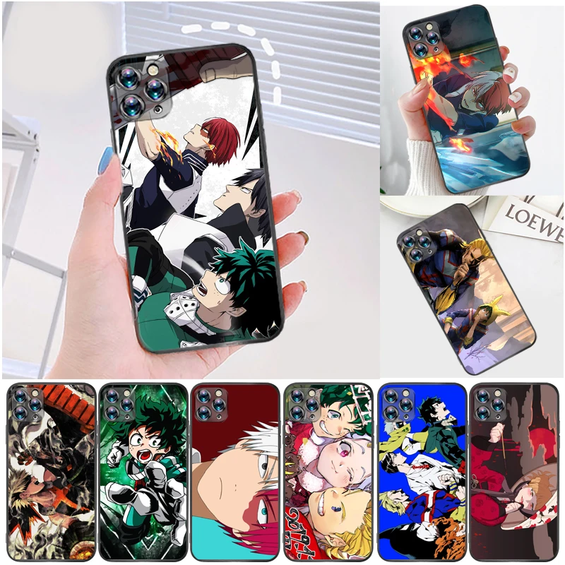 

My Hero Academia Tomura Boku Bakugou Katsuki Dabi Shigaraki Todoroki Shouto Phone Case For iPhone 6 6S 6Plus 7 8 Plus Cases