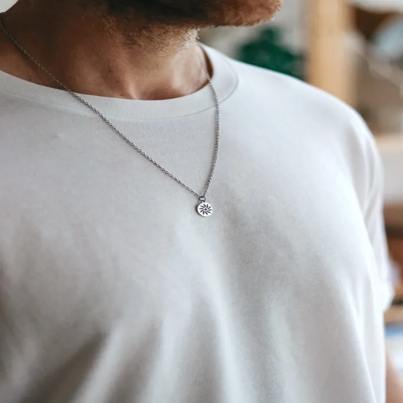 Бесплатная доставка 1 шт. Мужская подвеска из нержавеющей стали подарок для