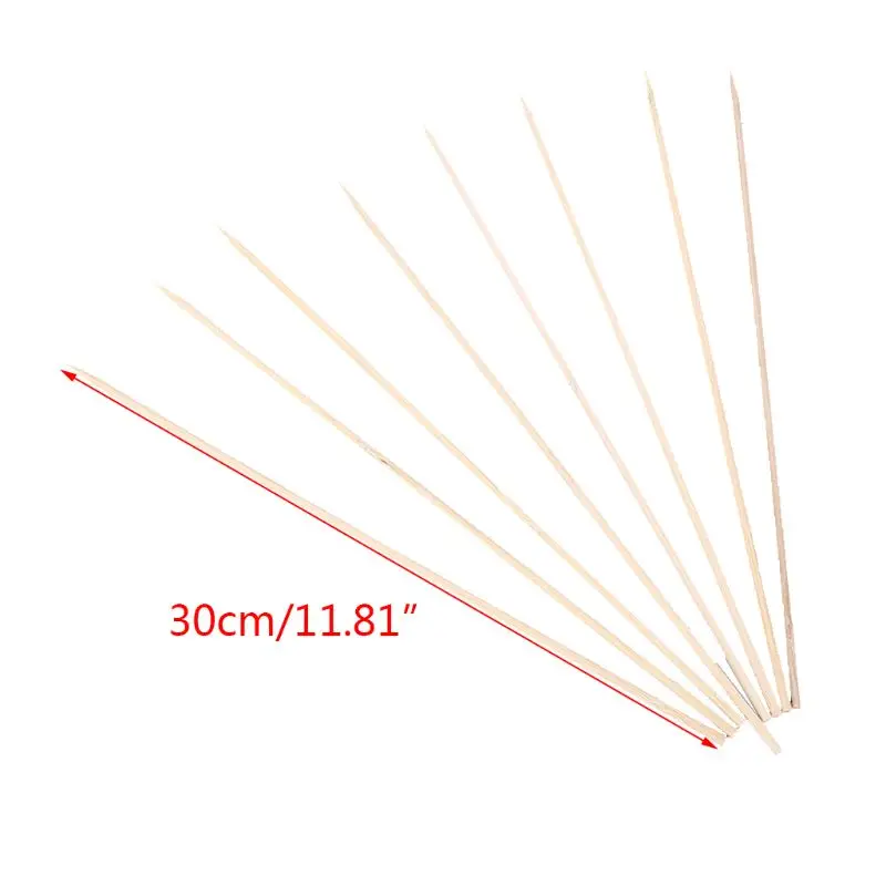 50 шт бамбуковые прослойки в шампуры для барбекю шашлычные палочки вечерние