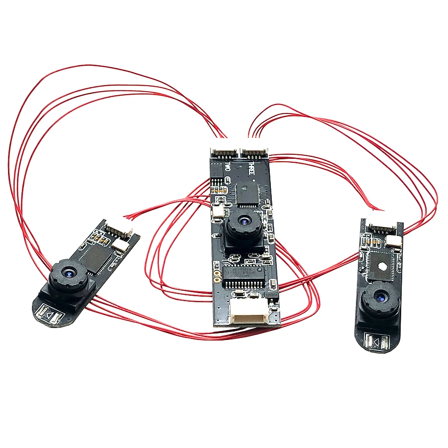Промышленный HD UVC Plug Play USB веб-камера Разделенный экран три изображения