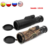 wg11 zoom monocular telescope camera 8 20x50 high quality zoomable monocular waterproof hunting monoculars for animals watching