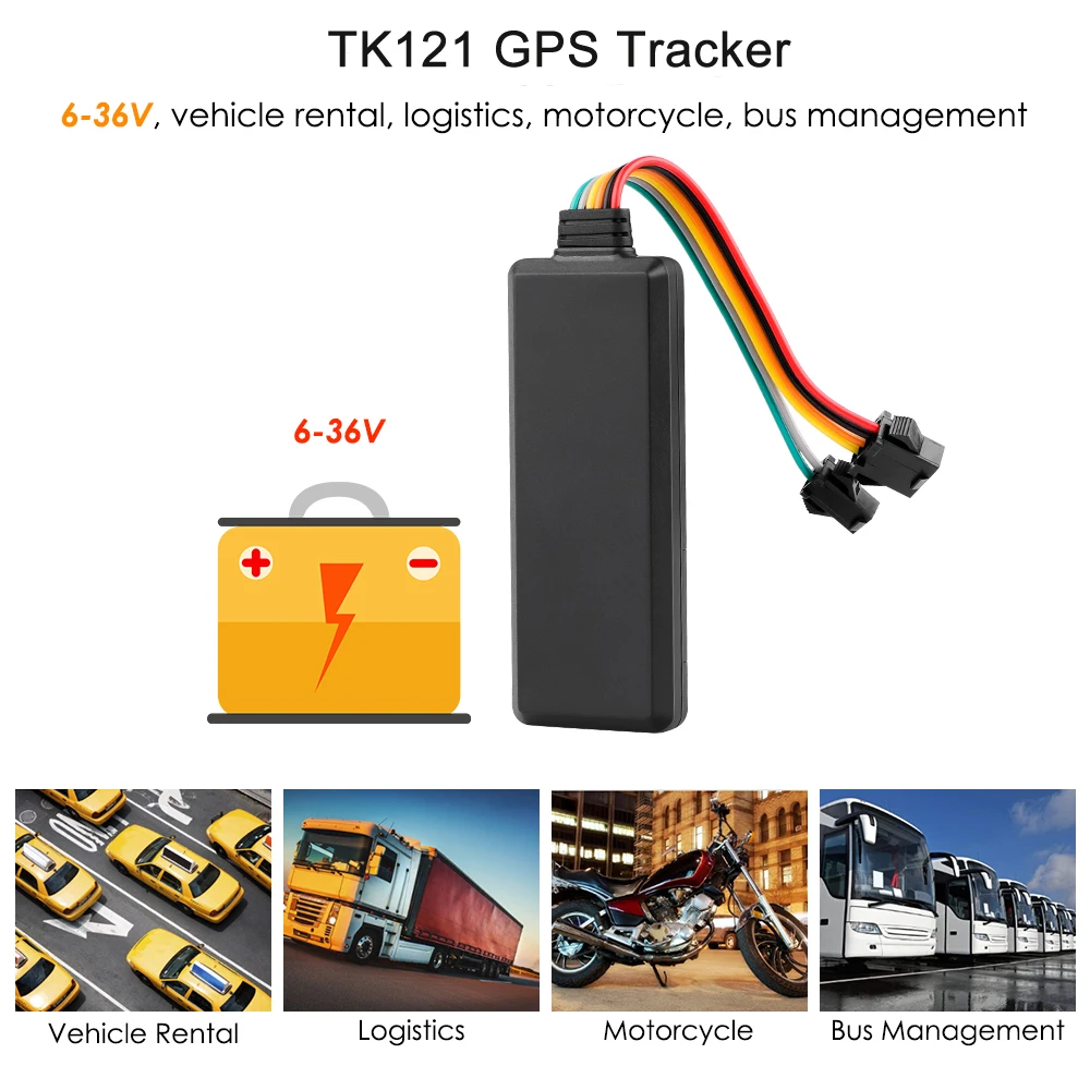 Gps устройство TK121 дешевые gps GPRS GSM трекер с ACC проверка состояния гео забор